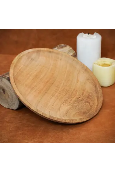 Assiette en bois, 23 cm - Celtic Webmerchant