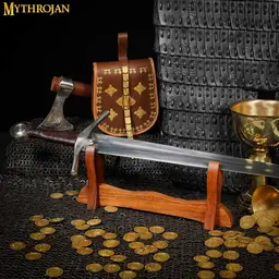 Wooden sword stand, table stand - Celtic Webmerchant