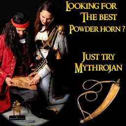 Cuerno de pólvora decorado - Celtic Webmerchant