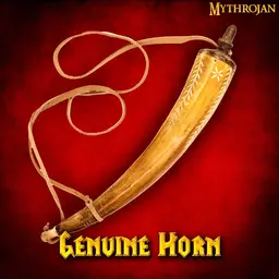 Decorated powder horn - Celtic Webmerchant