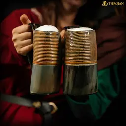 Luxury horn mug - Celtic Webmerchant