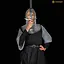 Galvanized chainmail coif, brass edge, butted round rings - Celtic Webmerchant