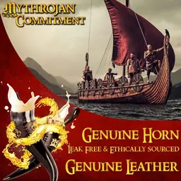 Viking drinkhoorn met luxe drinkhoornhouder - Celtic Webmerchant