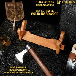 Wooden sword wall stand for sword - Celtic Webmerchant