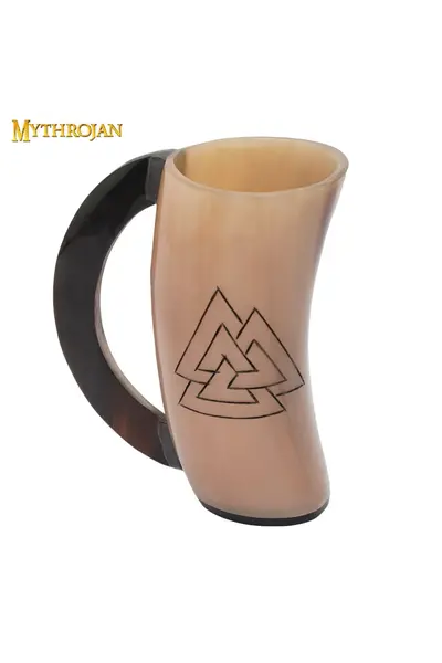 Tasse en corne avec Valknut - Celtic Webmerchant