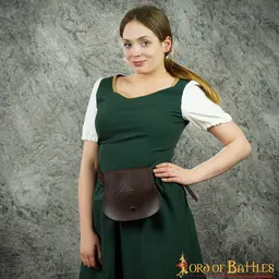 Leather bag Wizard, brown - Celtic Webmerchant