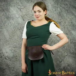 Leren tas Wizard, bruin - Celtic Webmerchant