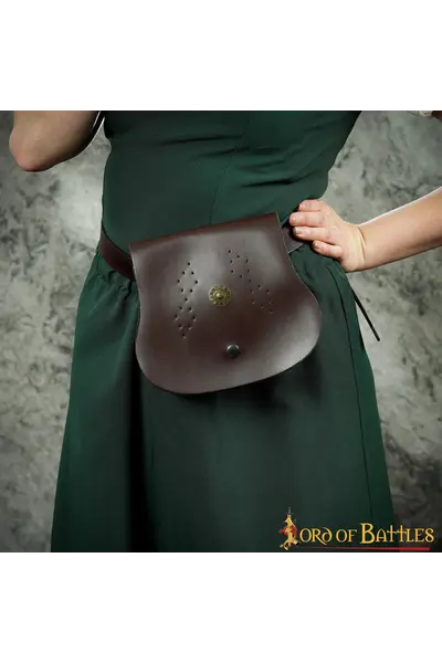 Leather bag Wizard, brown - Celtic Webmerchant