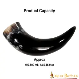 Engraved drinking horn Cernunnos - Celtic Webmerchant
