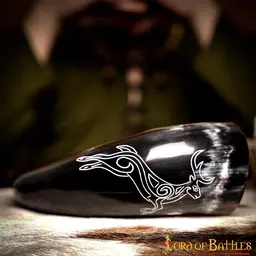 Engraved drinking horn Cernunnos - Celtic Webmerchant