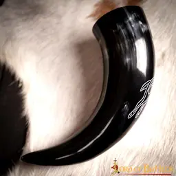 Engraved drinking horn Cernunnos - Celtic Webmerchant