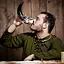 Scottish drinking horn, rampant lion - Celtic Webmerchant