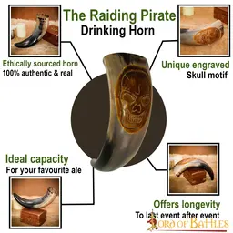 Pirate drinking horn - Celtic Webmerchant
