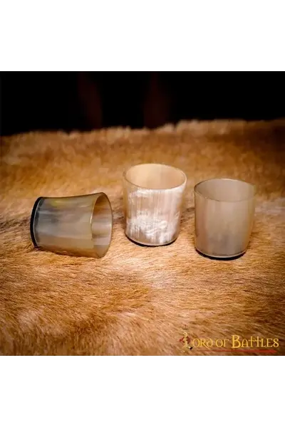 Tre bicchierini da shot di corno - Celtic Webmerchant