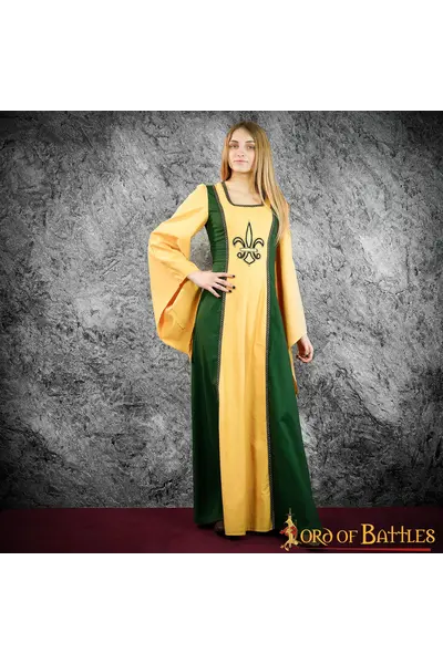 Vestido medieval flor de lis - Celtic Webmerchant