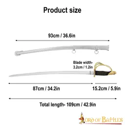 Sabre d'officier de la Guerre de Sécession américaine de 1860 - Celtic Webmerchant