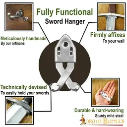 Wall hanger for swords - Celtic Webmerchant