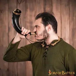 Viking roephoorn met messingen mondstuk - Celtic Webmerchant