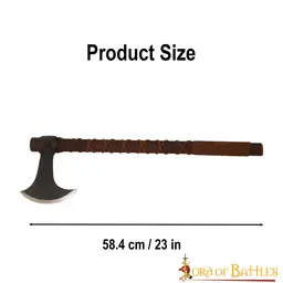 Hacha vikinga con empuñadura de cuero - Celtic Webmerchant