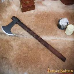 Viking axe with leather grip - Celtic Webmerchant