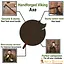 Hacha vikinga con empuñadura de cuero - Celtic Webmerchant