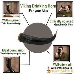 Corne à boire Wodan / Odin - Celtic Webmerchant