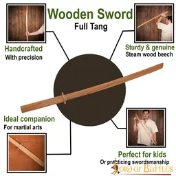 Houten bokken, trainingskatana - Celtic Webmerchant