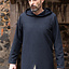 Medieval hooded tunic Renaud, black - Celtic Webmerchant