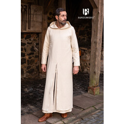 Medieval hooded tunic Renaud, natural - Celtic Webmerchant