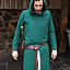 Túnica medieval con capucha Renaud, verde. - Celtic Webmerchant