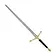 Lord of Battles Scottish claymore with brass crossguard - Celtic Webmerchant