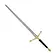 Lord of Battles Szkocki claymore z krzyżową rękojeścią z mosiądzu - Celtic Webmerchant