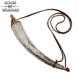 Engraved powder horn - Celtic Webmerchant