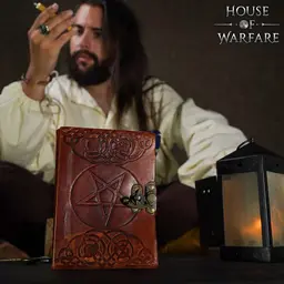 Libro in pelle Pentagramma - Celtic Webmerchant