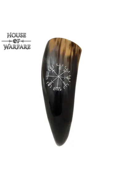 Corno vichingo con Vegvisir per bere - Celtic Webmerchant