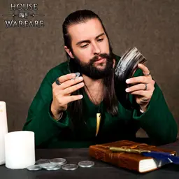 Wikinger-Trinkhorn mit Vegvisir - Celtic Webmerchant