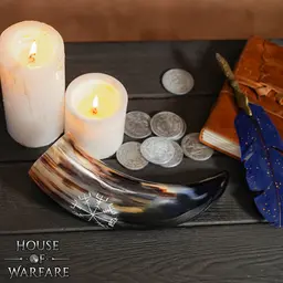 Corne à boire viking avec Vegvisir - Celtic Webmerchant