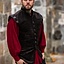 Velvet doublet with metal buttons, brown - Celtic Webmerchant