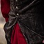 Velvet doublet with metal buttons, brown - Celtic Webmerchant