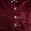 Velvet doublet with metal buttons, red - Celtic Webmerchant