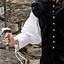 Velvet doublet with metal buttons, black - Celtic Webmerchant