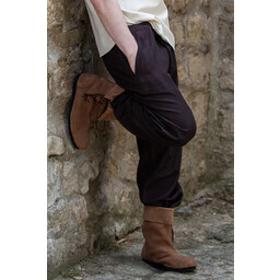 Trousers with buttons, brown - Celtic Webmerchant