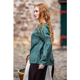 Renaissance blouse, green - Celtic Webmerchant