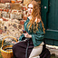 Blouse Renaissance, vert - Celtic Webmerchant