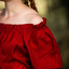 Renæssance bluse, rød - Celtic Webmerchant