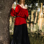 Renaissanceblouse, rood - Celtic Webmerchant