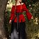 Leonardo Carbone Blouse Renaissance, rouge - Celtic Webmerchant