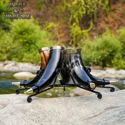 Ständer für fünf Trinkhörner - Celtic Webmerchant