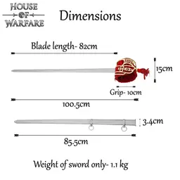 Épée à large lame à garde panier écossaise - Celtic Webmerchant