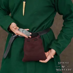 Soupchée en laine médiévale, marron - Celtic Webmerchant